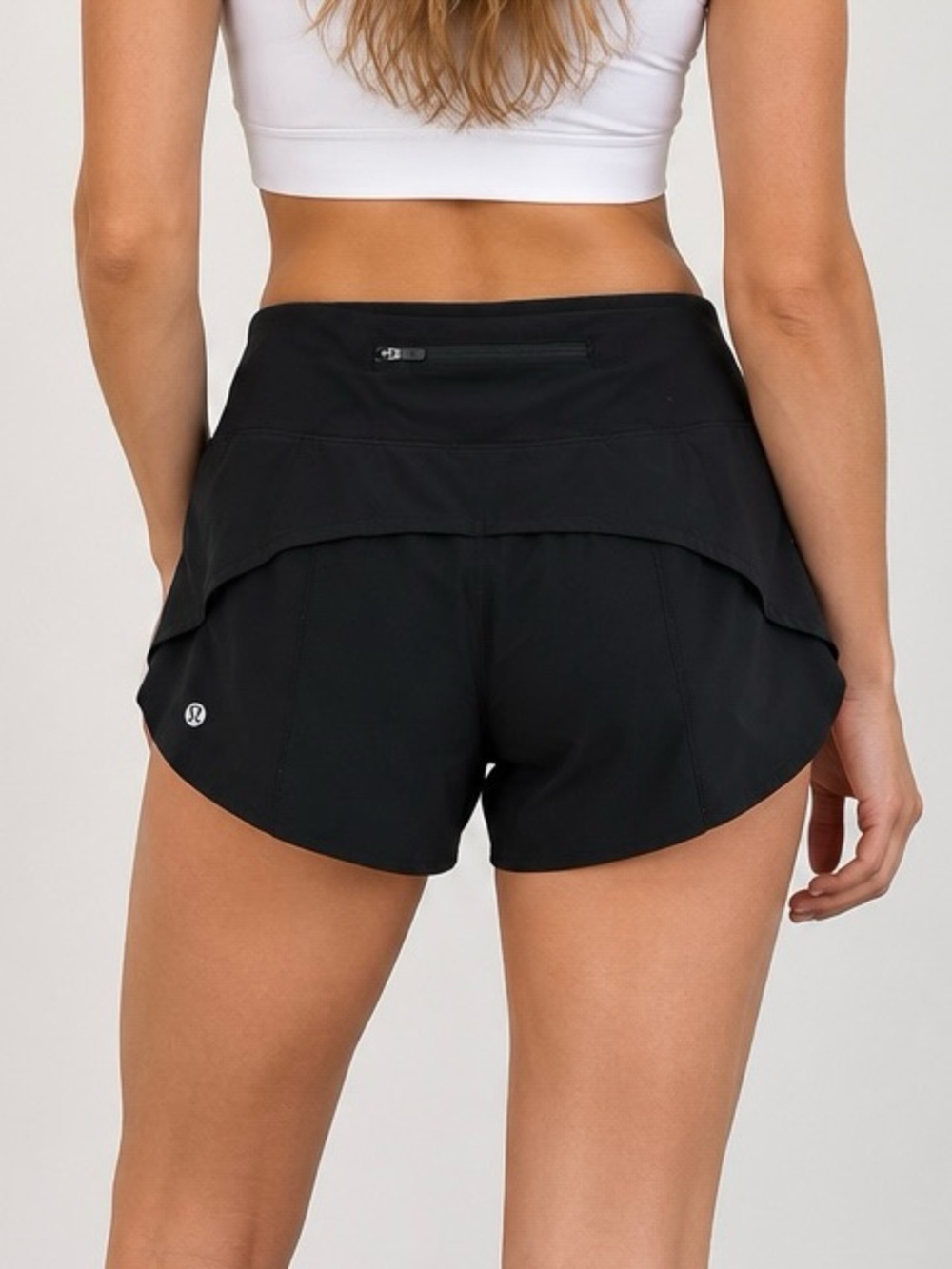 Lululemon Speed Up Short Long 4” Black Size 8 Running Athletic Shorts